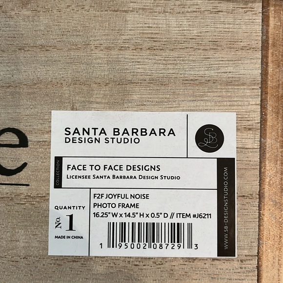 Face to Face Holiday Photo Frame - Joyful Noise/NWT - Picture 9 of 12